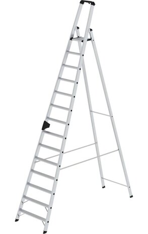 Roossien Aluminium industrietrap, 14 treden