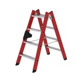 Roossien Kunststof dubbele trap, 2x4 treden