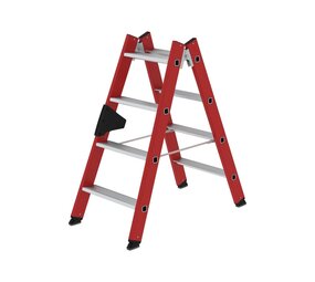 Munk Kunststof dubbele trap, 2x4 treden Munk Kunststof dubbele trap, 2x4 treden