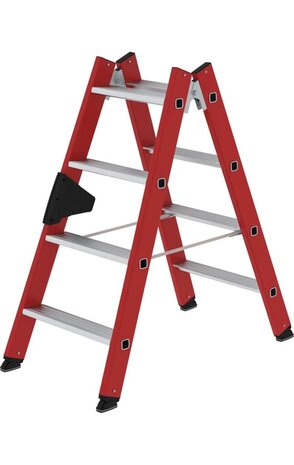 Roossien Kunststof dubbele trap, 2x4 treden