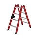Munk Kunststof dubbele trap, 2x4 treden Munk Kunststof dubbele trap, 2x4 treden