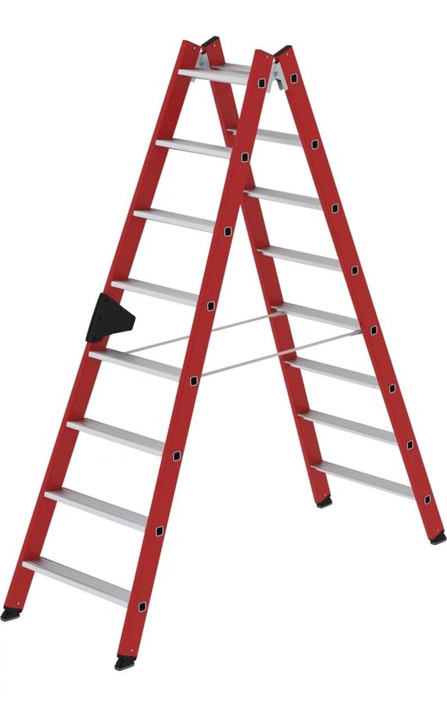 Munk Kunststof dubbele trap, 2x8 treden