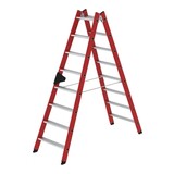 Roossien Kunststof dubbele trap, 2x8 treden