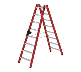 Roossien Kunststof dubbele trap, 2x8 treden