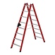 Munk Kunststof dubbele trap, 2x8 treden Munk Kunststof dubbele trap, 2x8 treden