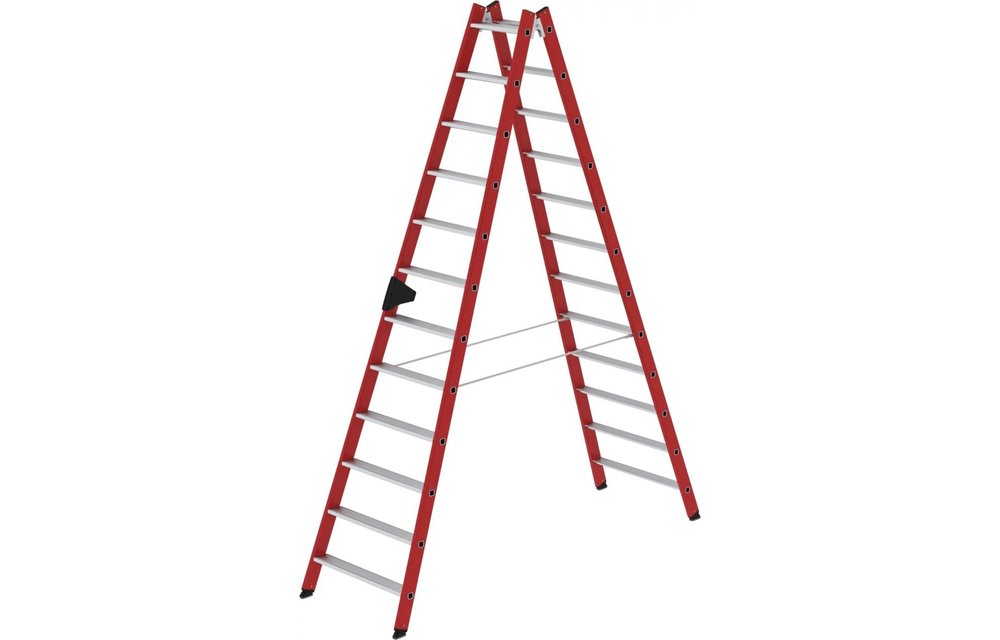 Kunststof dubbele trap, 2x10