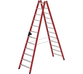 Roossien Kunststof dubbele trap, 2x10 treden