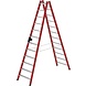 Munk Kunststof dubbele trap, 2x10 treden Munk Kunststof dubbele trap, 2x10 treden