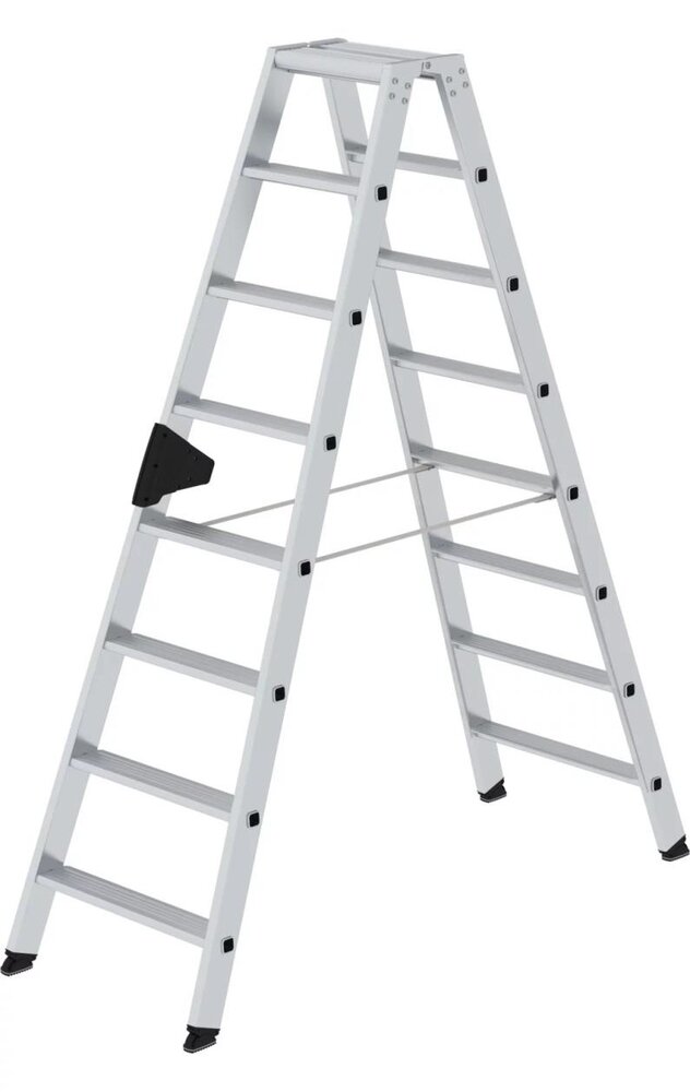 Roossien Aluminium dubbele trap, 2x8 treden