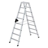 Munk Aluminium dubbele trap, 2x8 treden Munk Aluminium dubbele trap, 2x8 treden