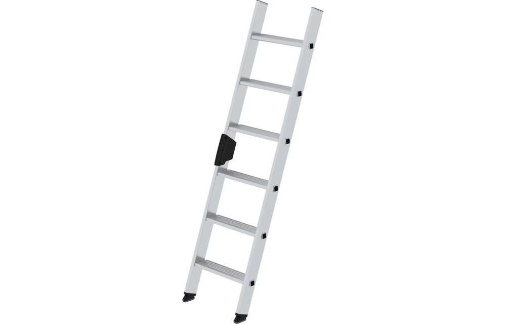 Aluminium enkele trap, 6 treden