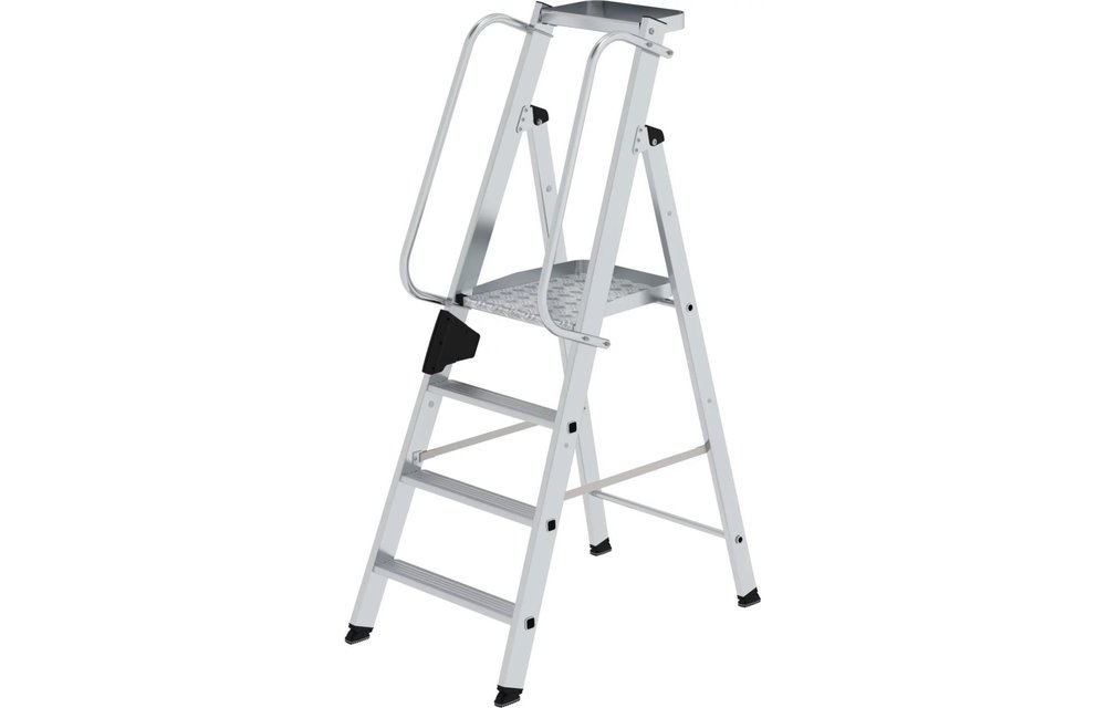 Platformtrap, 4 treden met leuning