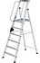 Platformtrap, 6 treden met leuning Platformtrap, 6 treden met leuning