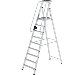 Munk Platformtrap, 9 treden met leuning Munk Platformtrap, 9 treden met leuning