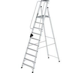 Munk Platformtrap, 10 treden met leuning Munk Platformtrap, 10 treden met leuning