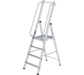 Roossien Platformtrap, 4 treden met leuning, type ML