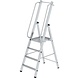 Munk Platformtrap, 4 treden met leuning, type ML Munk Platformtrap, 4 treden met leuning, type ML