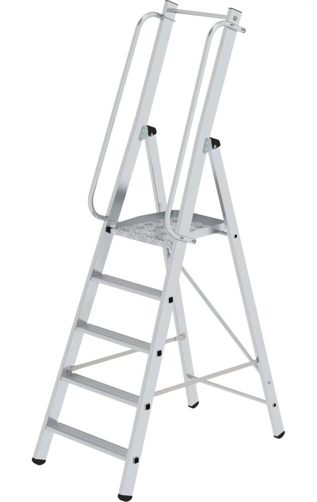 Roossien Platformtrap, 5 treden met leuning, type ML