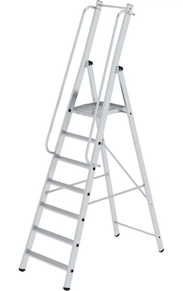 Roossien Platformtrap, 7 treden met leuning, type ML