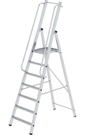 Roossien Platformtrap, 7 treden met leuning, type ML