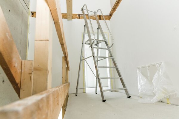 Roossien Platformtrap, 8 treden met leuning, type ML