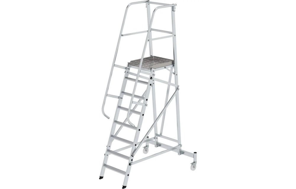 Platformtrap, verrijdbaar, 8 treden