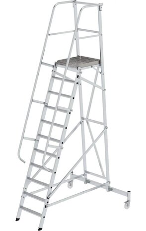 Roossien Platformtrap, verrijdbaar, 11 treden