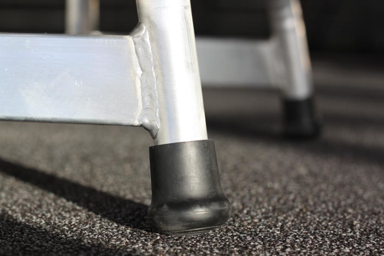 Roossien Aluminium plateautrap, 4 treden