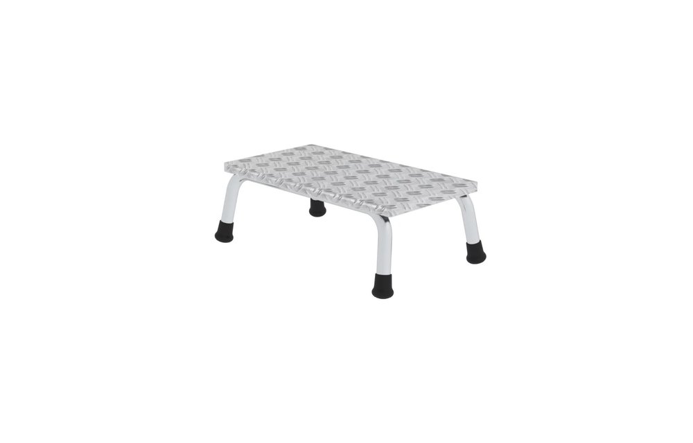 Aluminium plateautrap, vast model, 1x1