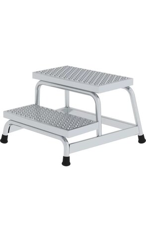 Roossien Plateautrap, 2 anti-slip R13 ponsroostertreden