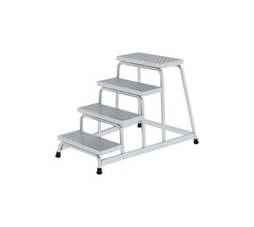 Munk Plateautrap, 4 anti-slip R13 ponsroostertreden Munk Plateautrap, 4 anti-slip R13 ponsroostertreden