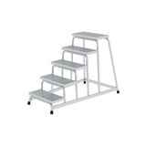 Munk Plateautrap, 5 anti-slip R13 ponsroostertreden