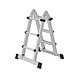 Munk Telescoopladder, 4x3 sporten met stabilisatiebalk Munk Telescoopladder, 4x3 sporten met stabilisatiebalk
