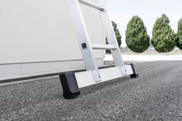 Munk Telescoopladder, 4x3 sporten met stabilisatiebalk Munk Telescoopladder, 4x3 sporten met stabilisatiebalk