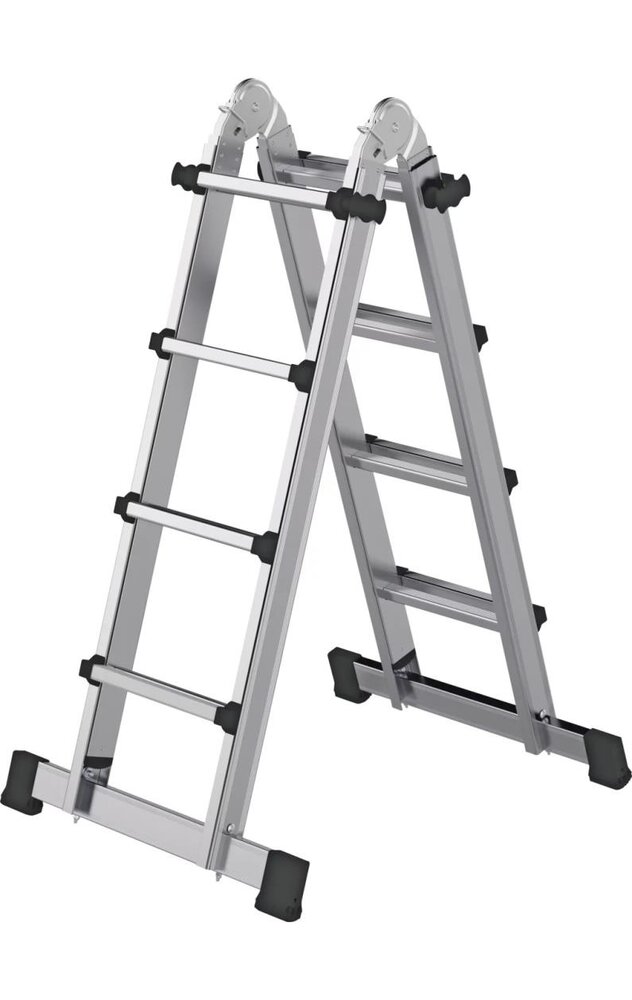 Roossien Telescoopladder, 4x4 sporten met stabilisatiebalk