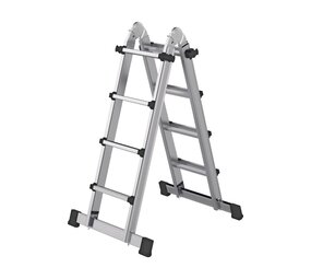 Munk Telescoopladder, 4x4 sporten met stabilisatiebalk