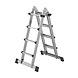 Munk Telescoopladder, 4x4 sporten met stabilisatiebalk Munk Telescoopladder, 4x4 sporten met stabilisatiebalk