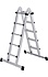 Telescoopladder, 4x5 sporten met stabilisatiebalk Telescoopladder, 4x5 sporten met stabilisatiebalk