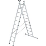 Roossien 2-delige aluminium reformladder, 2x10 sporten