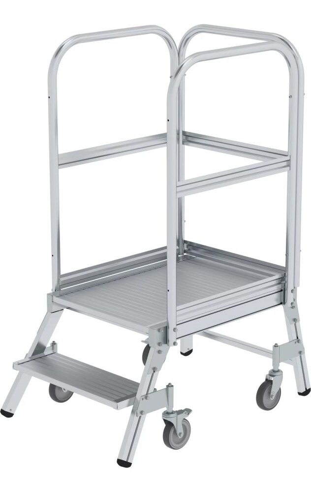 Roossien Verrijdbare bordestrap, 2 treden