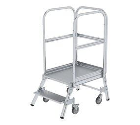 Roossien Verrijdbare bordestrap, 2 treden