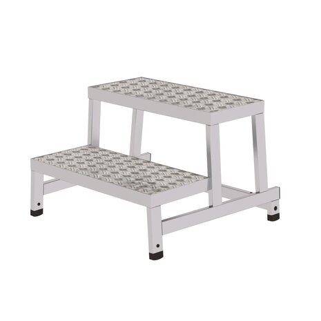 Munk Plateautrap, gelast model 2 treden