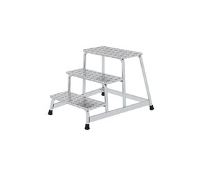Munk Aluminium plateautrap, 3 treden Munk Aluminium plateautrap, 3 treden