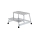 Munk Aluminium plateautrap, 2 treden Munk Aluminium plateautrap, 2 treden