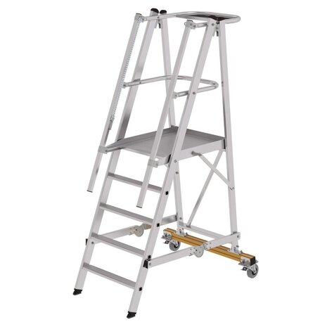 Roossien Platformtrap 5 treden, vouwbaar, verrijdbaar