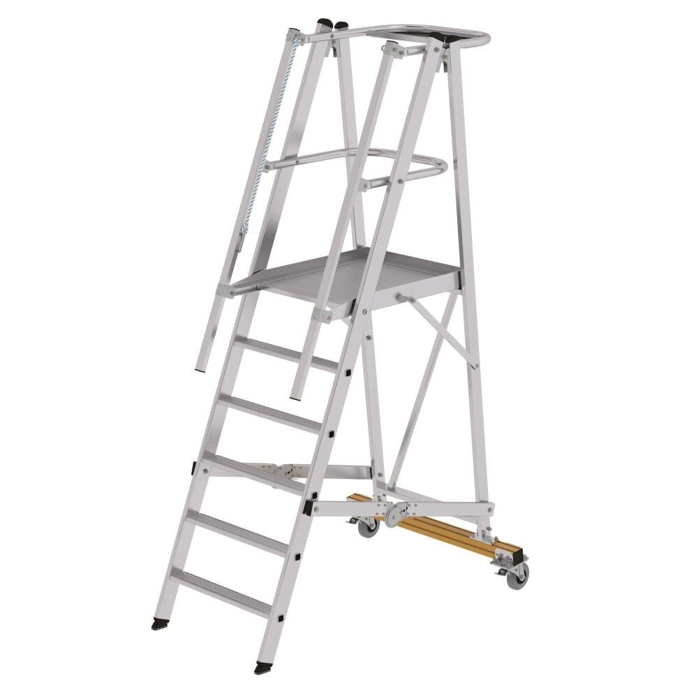 Roossien Platformtrap 6 treden, vouwbaar, verrijdbaar