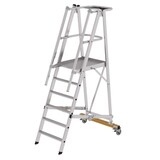 Roossien Platformtrap 6 treden, vouwbaar, verrijdbaar