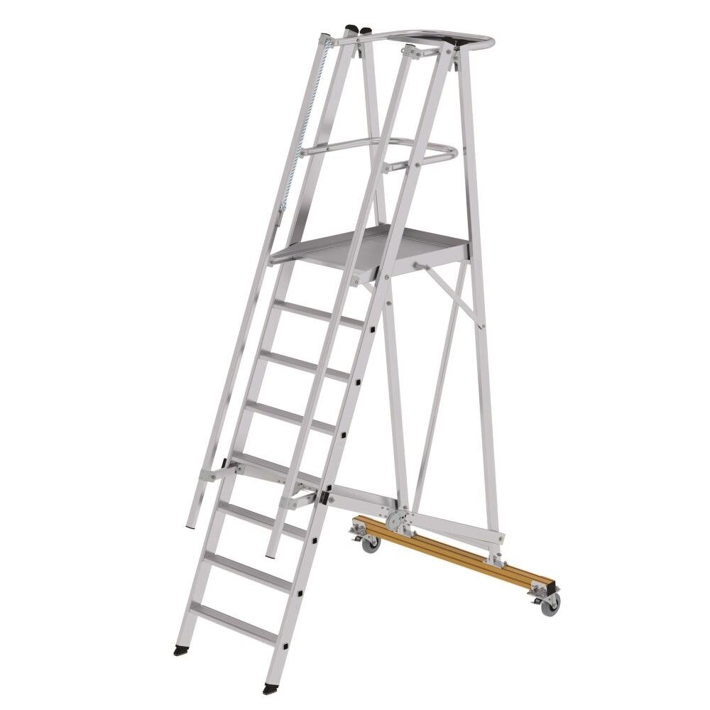 Roossien Platformtrap 8 treden, vouwbaar, verrijdbaar