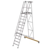 Munk Platformtrap 12 treden, vouwbaar, verrijdbaar