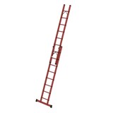 Munk Volkunststof opsteekladder, 2x8 sporten met stabilisatiebalk Munk Volkunststof opsteekladder, 2x8 sporten met stabilisatiebalk